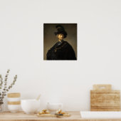 Rembrandt - oud Man met gouden ketting Poster (Keuken)