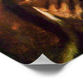 Rembrandt - Oude vrouw lezen Poster (Hoek)