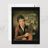 Rembrandt Peale Rubens Peale met Geranium Briefkaart (Voorkant / Achterkant)