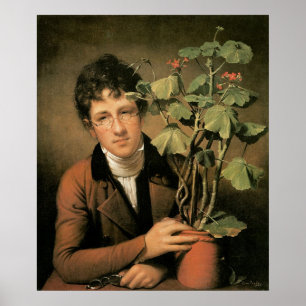 Rembrandt Peale Rubens Peale met Geranium Poster