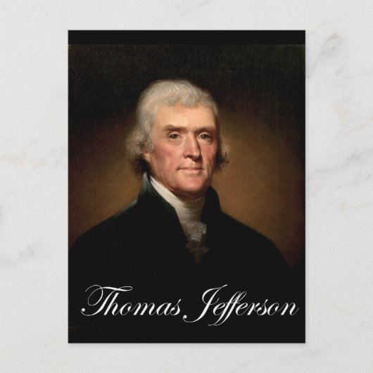 Rembrandt_Peale-Thomas_Jefferson 1 Briefkaart (Voorkant)