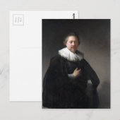 Rembrandt Portret van een Man Briefkaart (Voorkant / Achterkant)