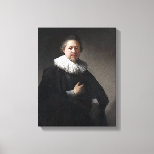 Rembrandt Portret van een Man Canvas Afdruk (Voorkant)