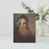 Rembrandt Portret van een oud man 1632 Briefkaart (Staand voorkant)
