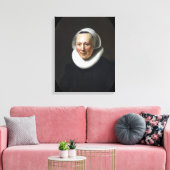 Rembrandt Portret van een vrouw Canvas Afdruk (Insitu (Woonkamer))