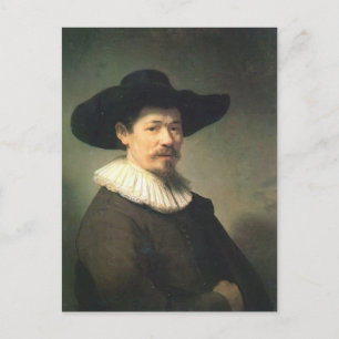 Rembrandt-portret van Herman Doomer Briefkaart