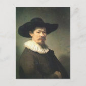 Rembrandt-portret van Herman Doomer Briefkaart (Voorkant)
