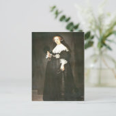 Rembrandt: Portret van Oopjen Coppit Briefkaart (Staand voorkant)