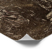 Rembrandt - presentatie in de tempel op donkere wi poster (Hoek)