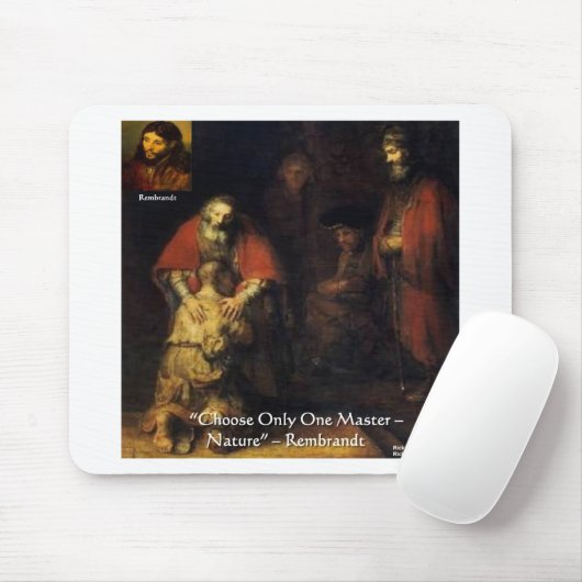 Rembrandt Prodigal Son Elegant Gifts & Kaarten Muismat (Met muis)