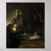Rembrandt - Raising van Lazarus Poster (Voorkant)