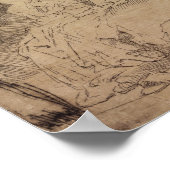 Rembrandt - Saint Jerome in het Italiaanse landsch Poster (Hoek)