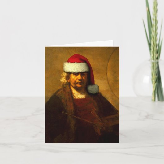 Rembrandt Santa Note Kaart (Voorkant)