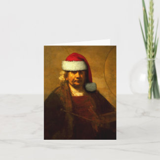 Rembrandt Santa Note Kaart