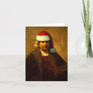 Rembrandt Santa Note-kaart Feestdagen Kaart