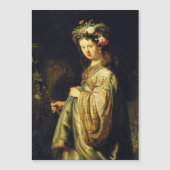 Rembrandt - Saskia als Flora (Voorkant)