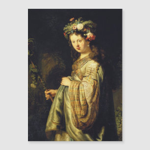 Rembrandt - Saskia als Flora