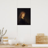 Rembrandt - Saskia Uylenburgh, vrouw van kunstenaa Poster (Keuken)
