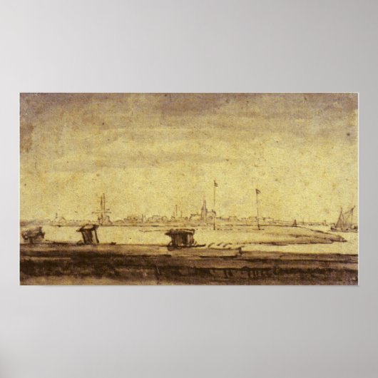Rembrandt - Schellingceen uit Diemerdijk 1655 Poster (Voorkant)