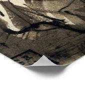 Rembrandt - Seed Woman met open boek op haar blad Poster (Hoek)