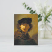 Rembrandt Self Portrait 2 Briefkaart (Staand voorkant)