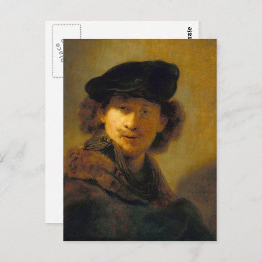 Rembrandt Self Portrait 2 Briefkaart (Voorkant / Achterkant)
