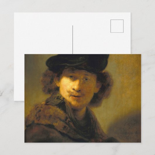 Rembrandt Self Portrait Briefkaart (Voorkant / Achterkant)