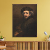 Rembrandt Self-Portrait Canvas Afdruk (Insitu (Woonkamer))