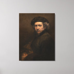 Rembrandt Self-Portrait Canvas Afdruk