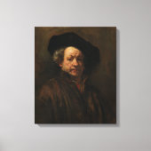 Rembrandt Self-Portrait Canvas Afdruk (Voorkant)