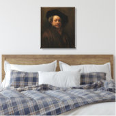 Rembrandt Self-Portrait Canvas Afdruk (Insitu (Slaapkamer))