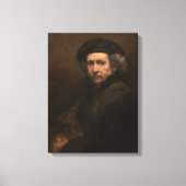 Rembrandt Self-Portret 15x20-inch poster Canvas Afdruk (Voorkant)