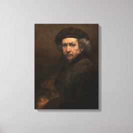 Rembrandt Self-Portret 15x20-inch poster Canvas Afdruk