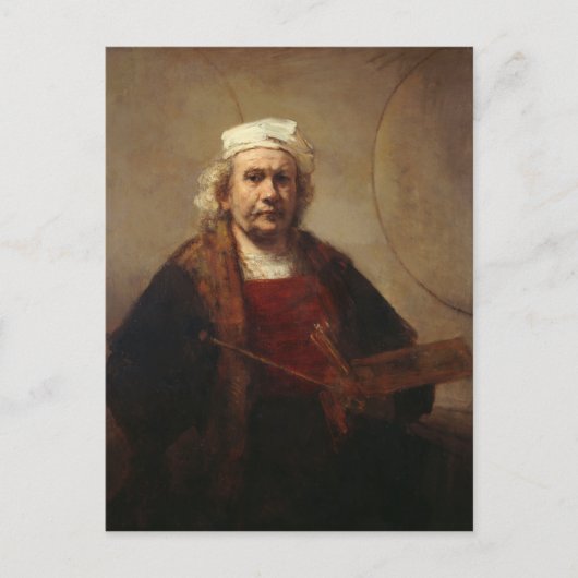 Rembrandt Self-Portret met twee cirkels Briefkaart (Voorkant)