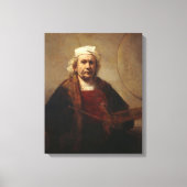 Rembrandt Self-Portret met twee cirkels Canvas Afdruk (Voorkant)