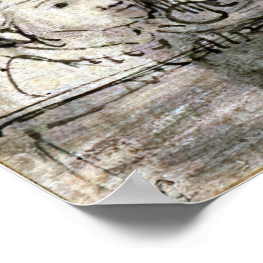 Rembrandt - Shah Jahan en zijn zoon 1656 Poster (Hoek)