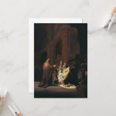 Rembrandt - Simeon's Song of Piedere Kaart (Voorkant / Achterkant in situ)