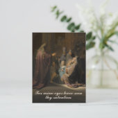 Rembrandt, Simeon's Song of Prise - Fine Art Briefkaart (Staand voorkant)
