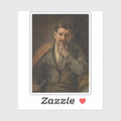 Rembrandt - Sint-Bartholomeus Sticker (Vel)