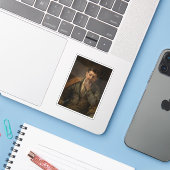 Rembrandt - Sint-Bartholomeus Sticker (Laptop met iPhone)