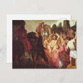 Rembrandt - Steniging van de Steven Stephen Briefkaart (Voorkant / Achterkant)