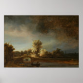 Rembrandt - Stone Bridge Poster (Voorkant)