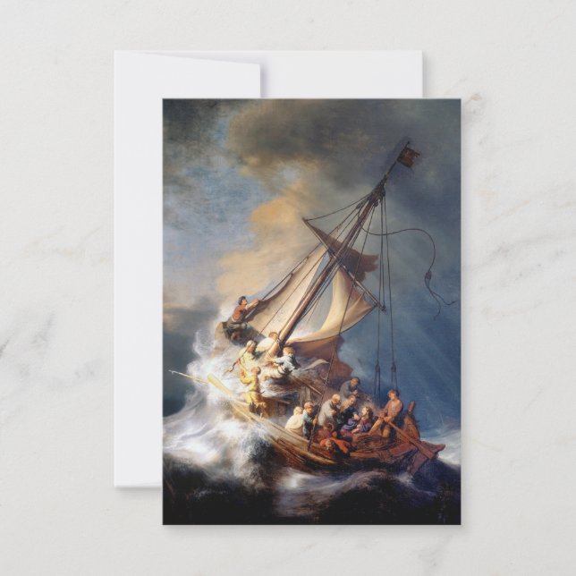 Rembrandt Storm op het Meer van Galilea (Voorkant)