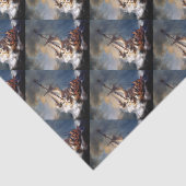 Rembrandt Storm op het Meer van Galilea Tissuepapier (Detail)