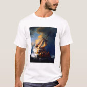 Rembrandt Storm op het Zee van Galilea T-shirt (Voorkant)