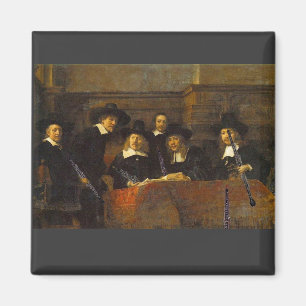 Rembrandt, Syndics van de Clothmakers, met Oboes! Magneet