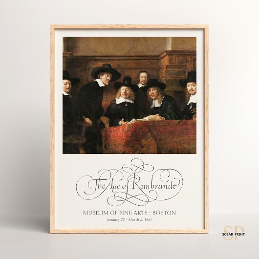 Rembrandt Syndics van de Drapers' Guild Schilderen Poster