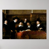 Rembrandt: Syndics van de Trekkengids Poster (Voorkant)