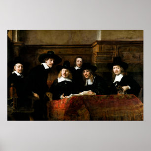 Rembrandt: Syndics van de Trekkengids Poster