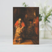 Rembrandt - terugkeer van de prodigal Son Kaart (Staand voorkant)